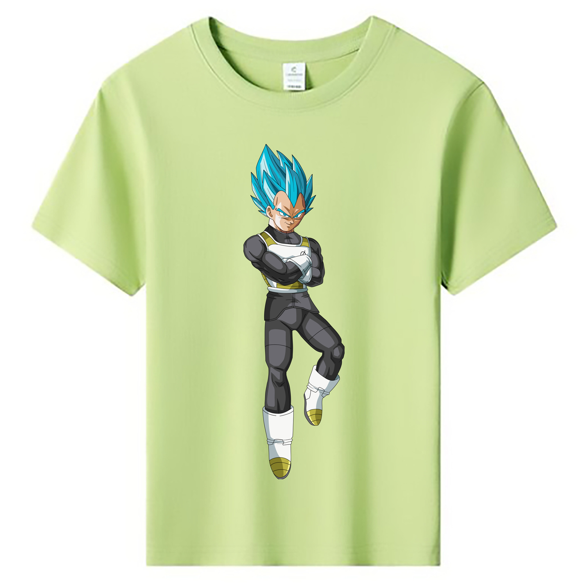 （画像用） ドラゴンボール ベジータ四世（Bejīta Yonsei）DRAGON BALL Vegeta IV 綿100％キッズTシャツ（フロントプリント）